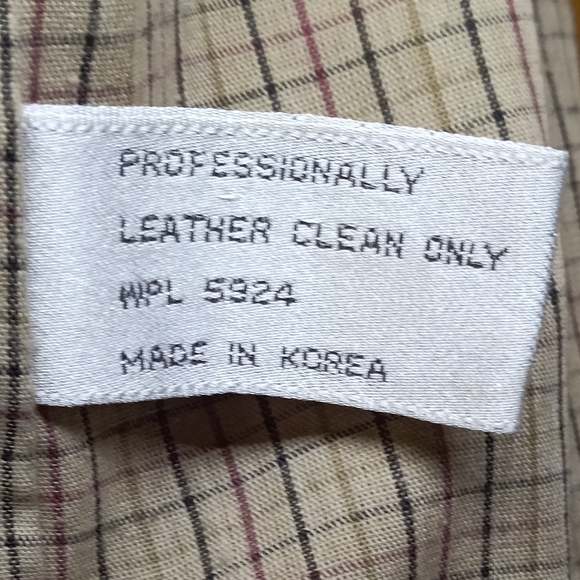 Saddlery Tan Suede Leather Jacket size 42 - Picture 4 of 8